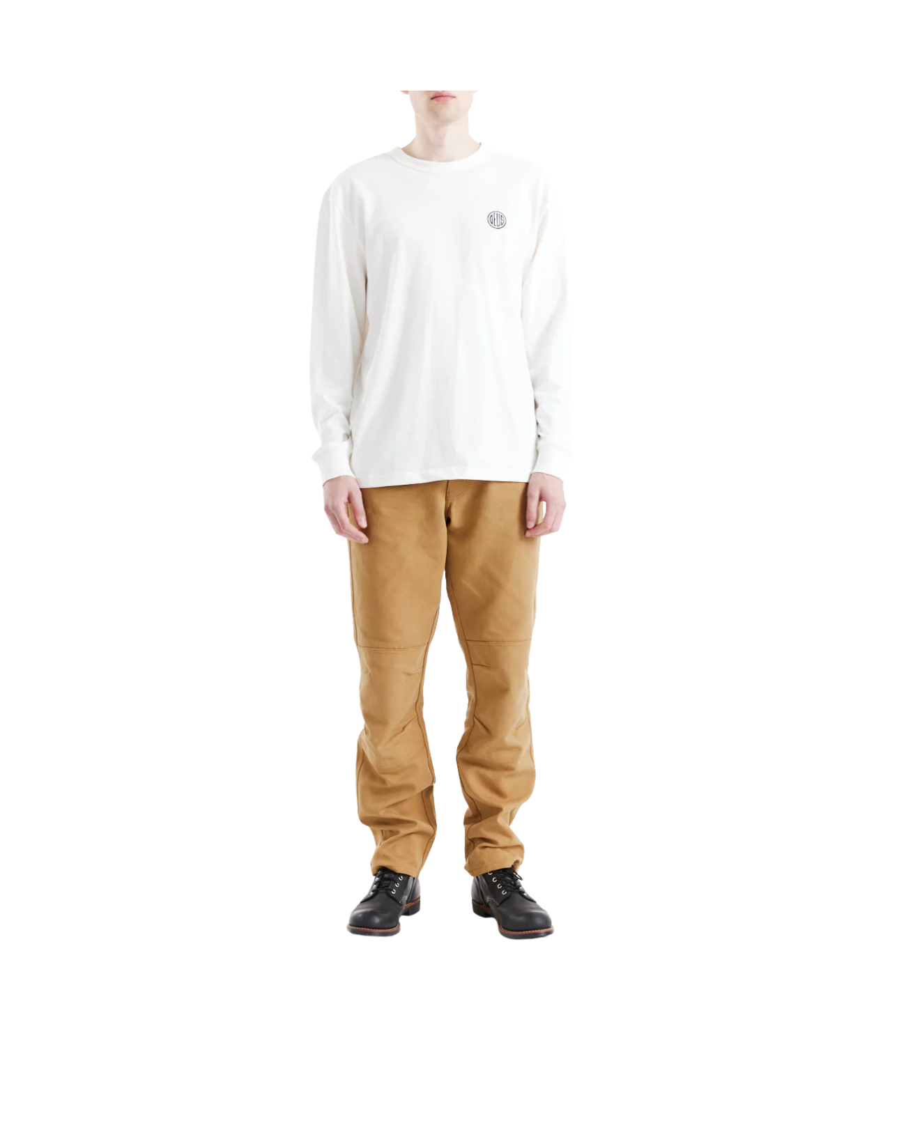 DEUS EX MACHINA RIDE READY LS TEE - VINTAGE WHITE