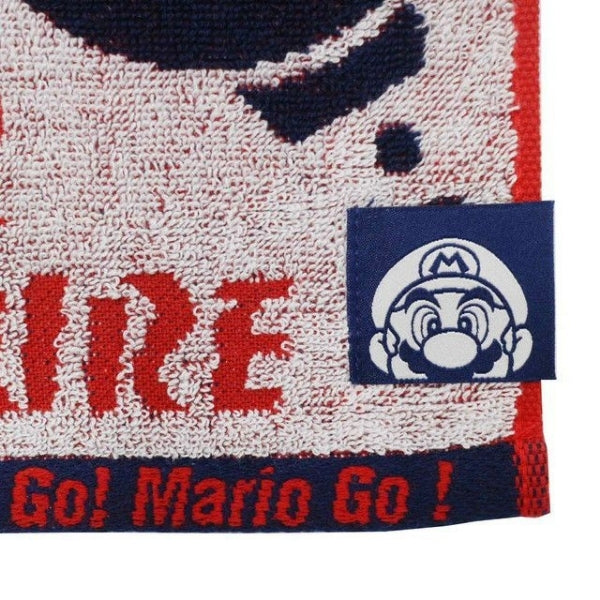 MARUSHIN SUN HEART  MARIO GO GO MARIO FACE TOWEL - MULTICOLOR