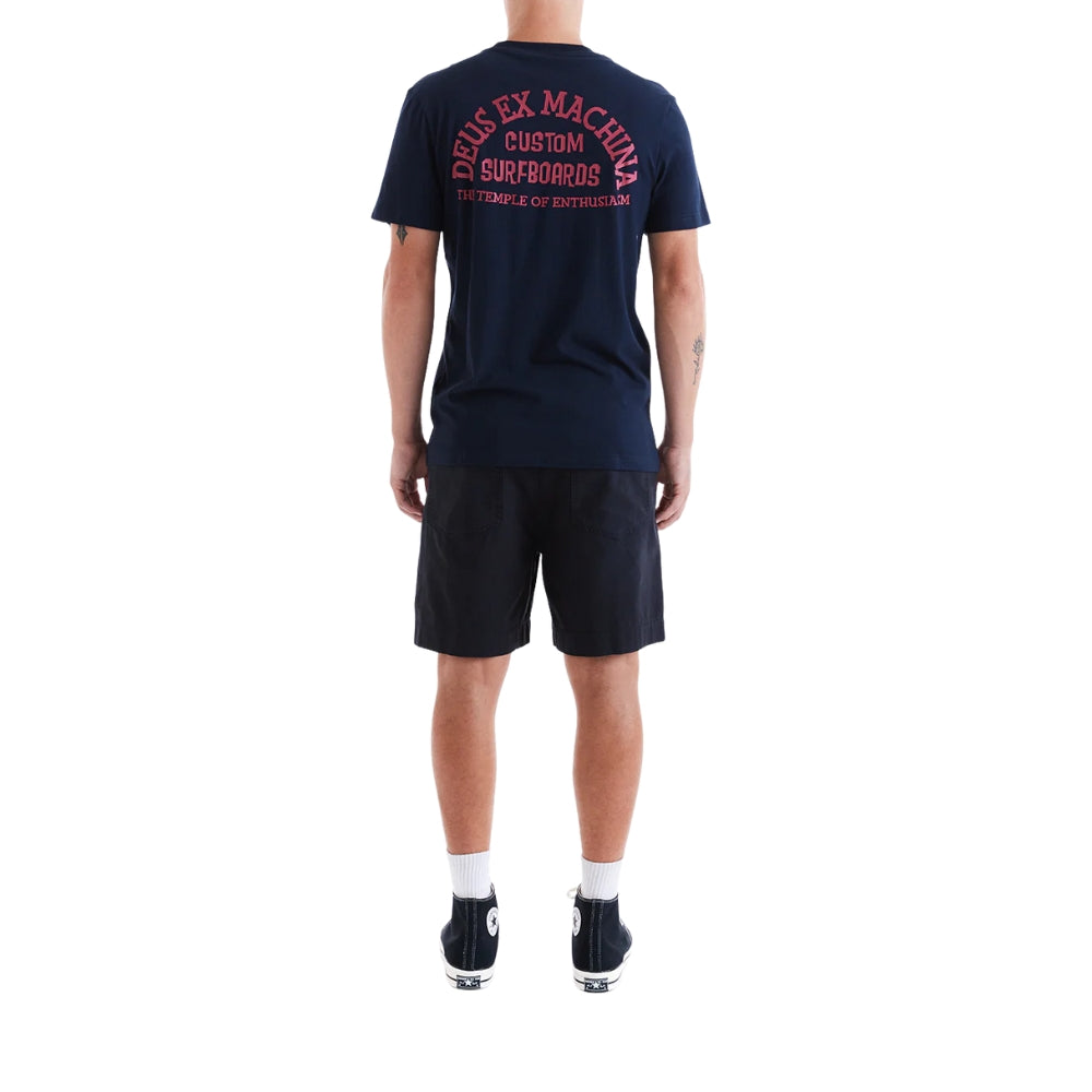 DEUS EX MACHINA YORK TEE - NAVY