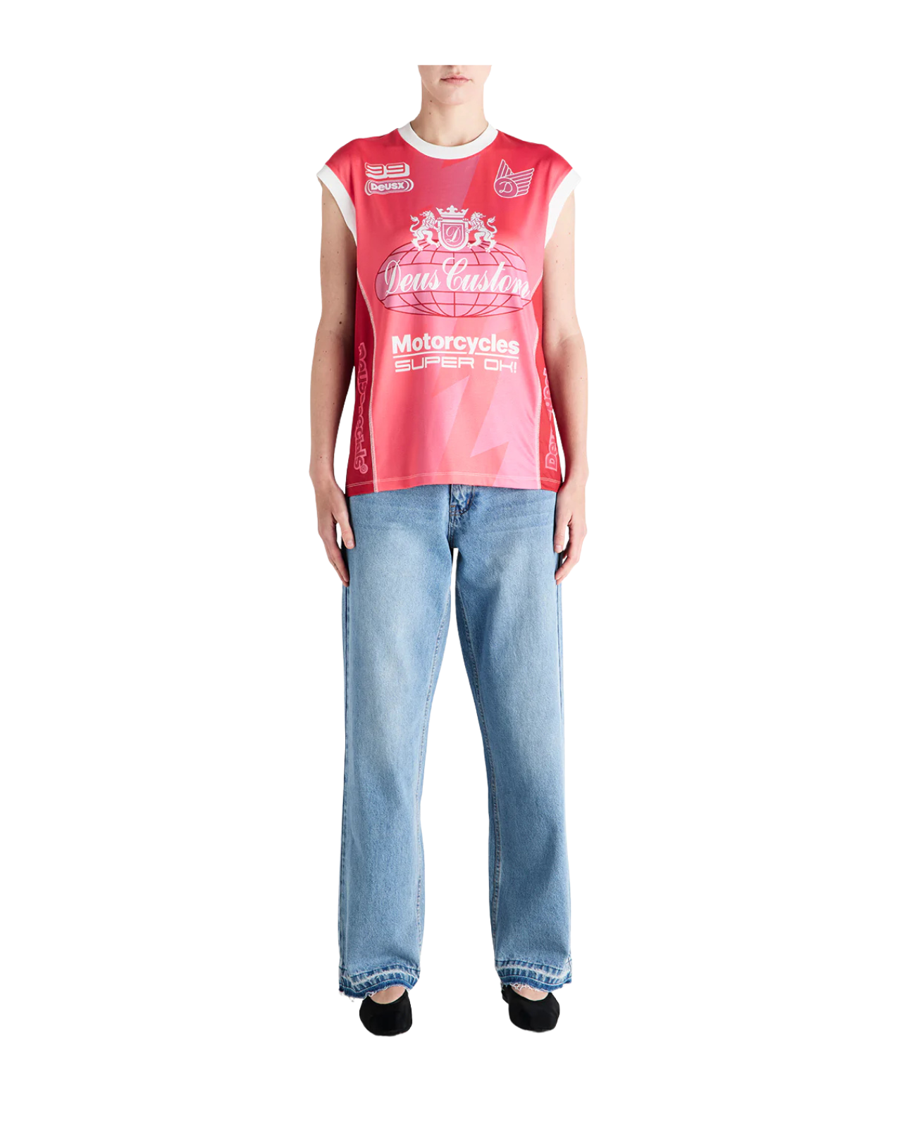 DEUS EX MACHINA PROJECT MAYHEM MOTO TANK - CHERRY