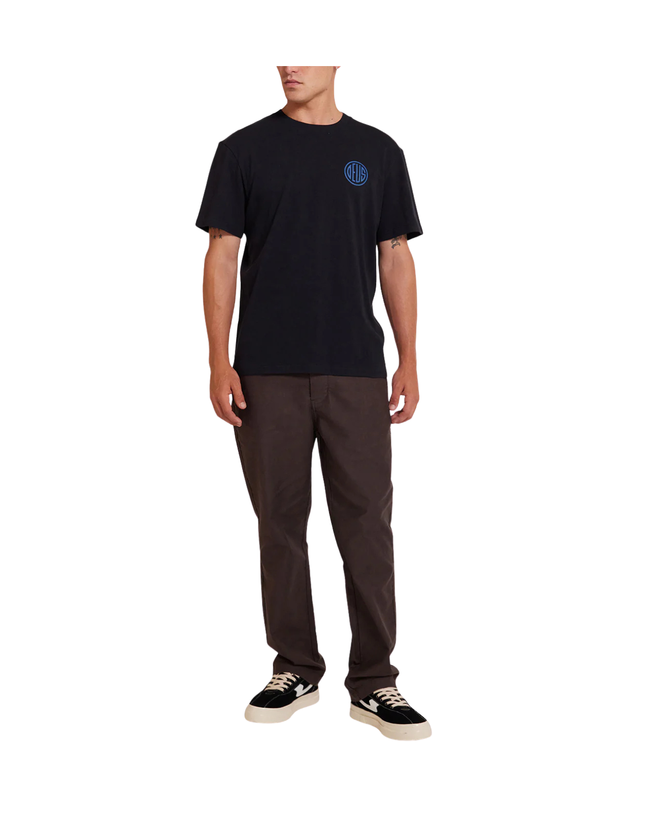 DEUS EX MACHINA PILL LOGO TEE - BLACK