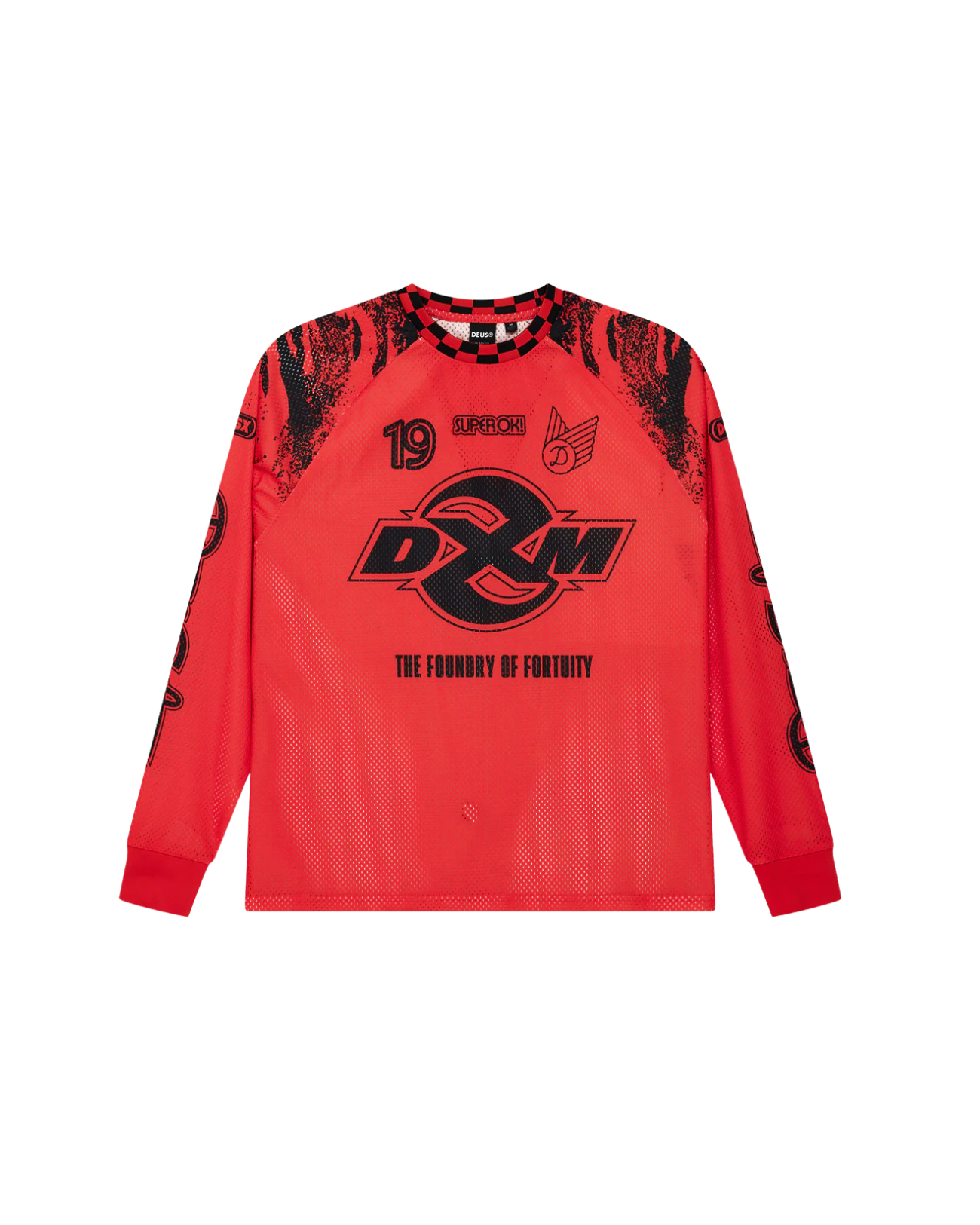 DEUS EX MACHINA CENTRE SPOT MOTO JERSEY - FIESTA