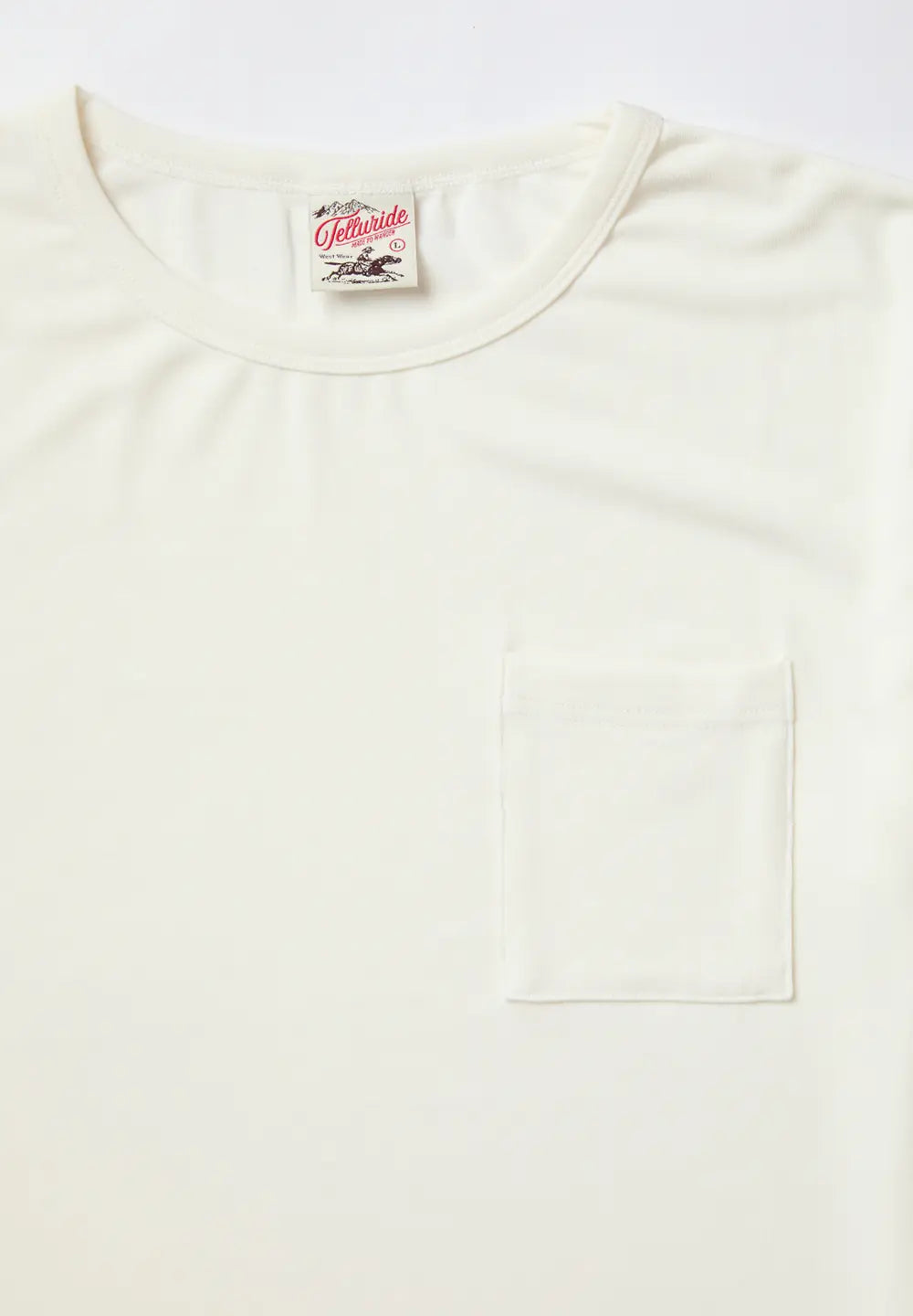 TELLURIDE POCKET T-SHIRT - OFF WHITE