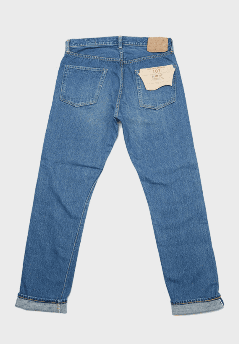 ORSLOW 107 IVY FIT SELVEDGE DENIM - 2 YEAR WASH