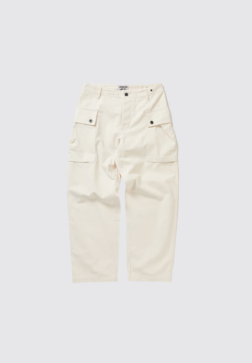 LEGS CO MONKEY PANTS - OFF WHITE