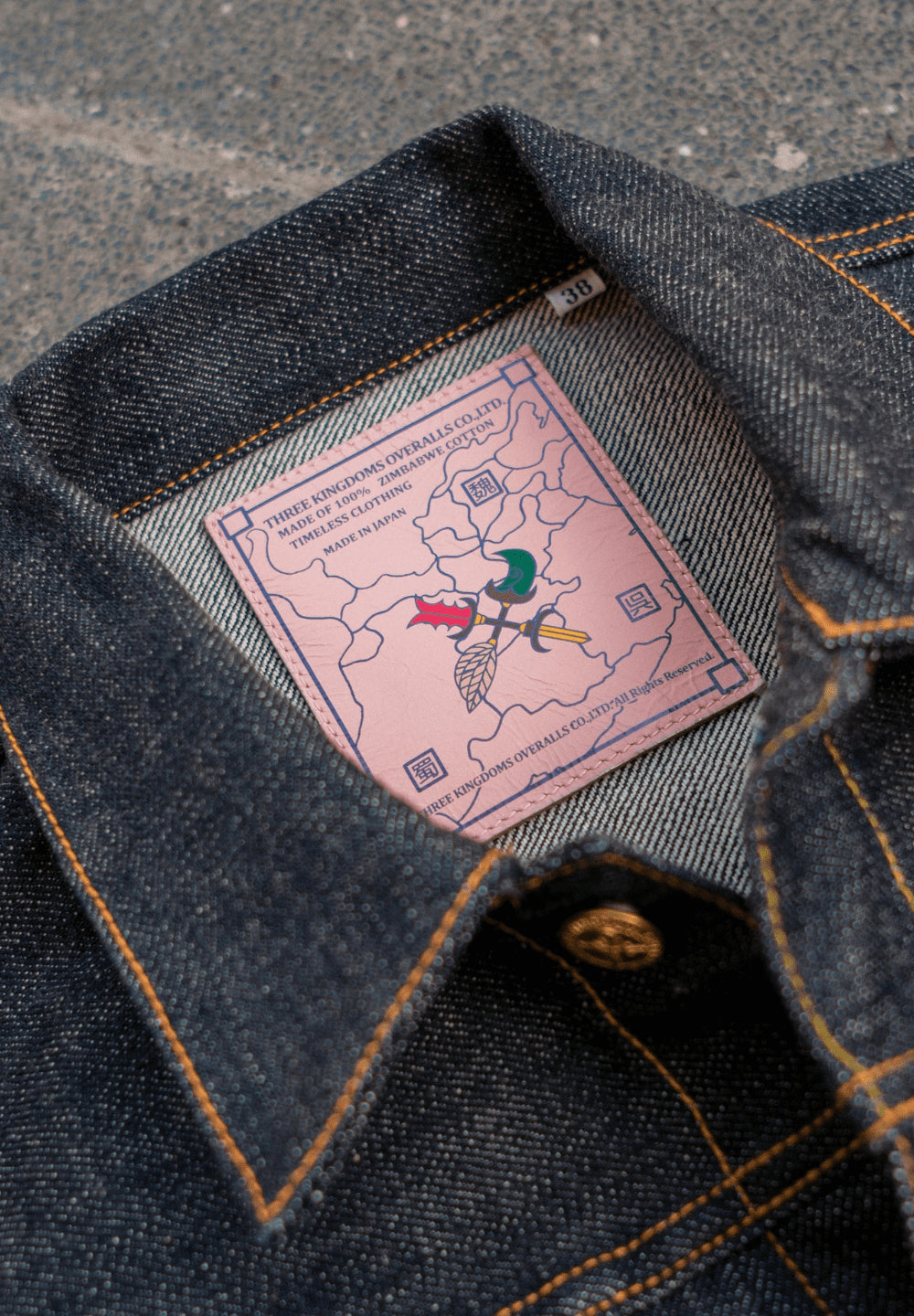 THREE KINGDOMS TYPE 1 DENIM JACKET - INDIGO