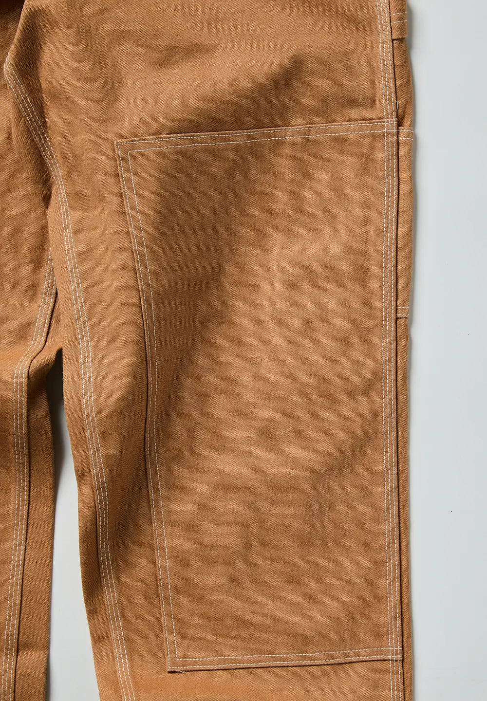 LEGS CO DOUBLE KNEE PAINTER PANTS - CAMEL