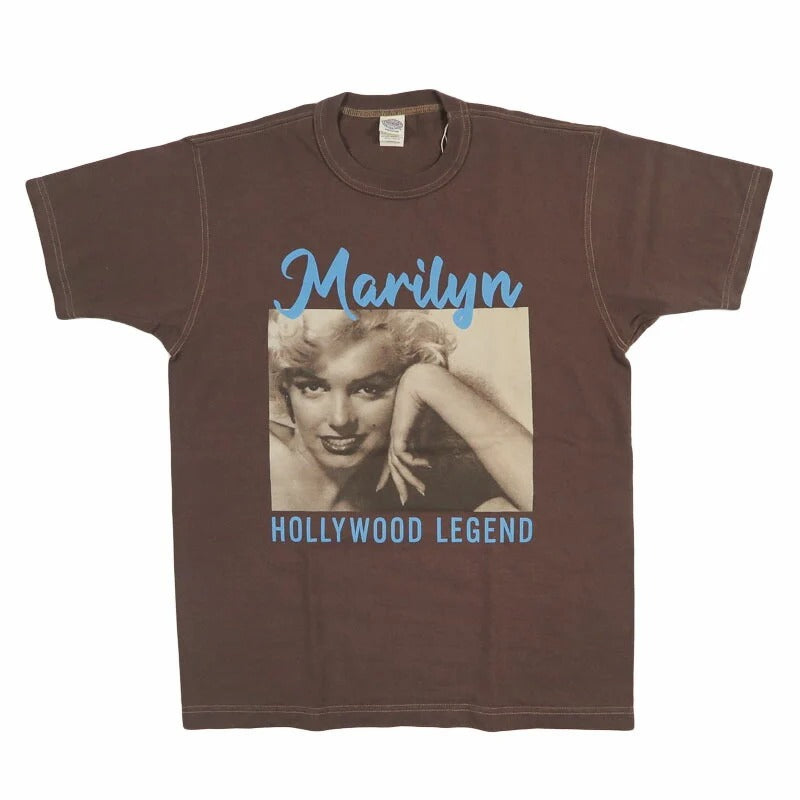 TOYS MCCOY MARILYN MONROE TEE HOLLYWOOD LEGEND - DARK CHARCOAL