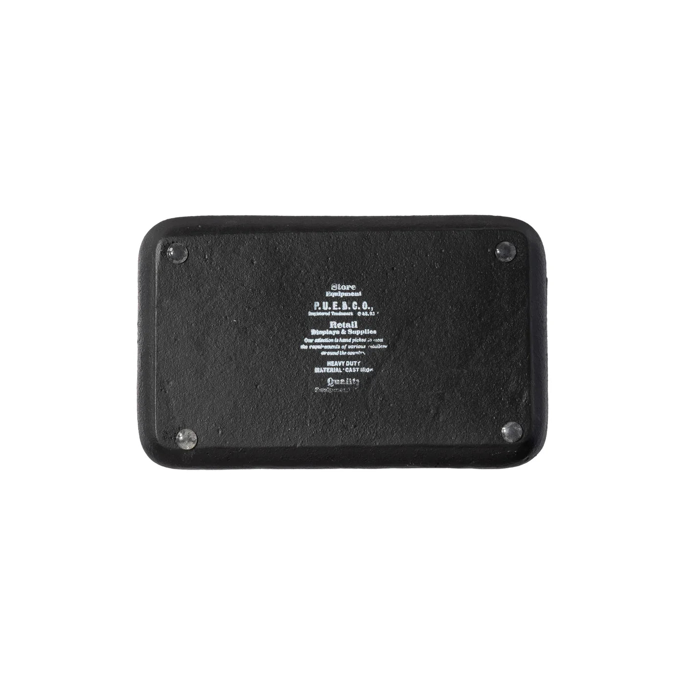 Puebco Cast Iron Tray — Black — view 2