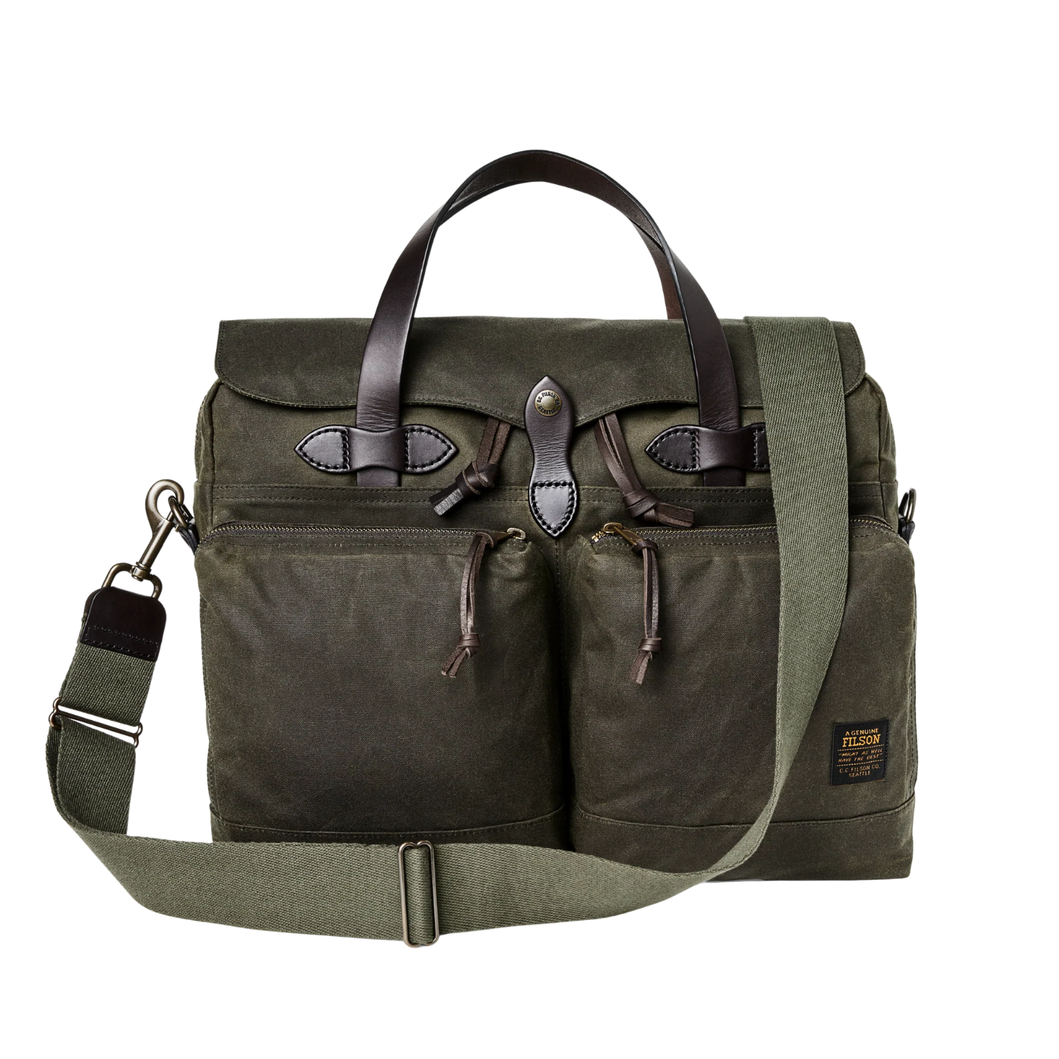 FILSON 24 HOUR TIN BRIEFCASE - OTTER GREEN