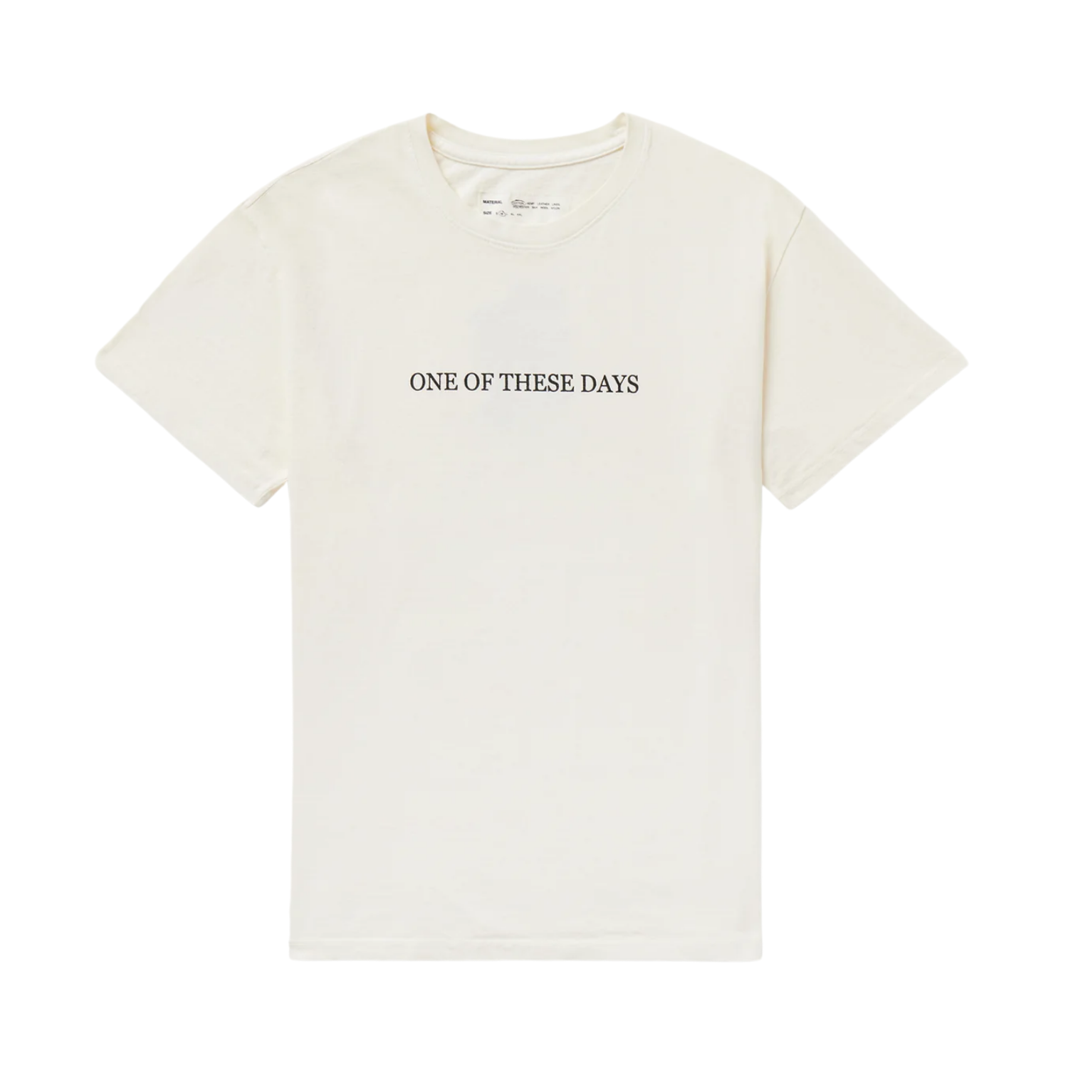 ONE OF THESE DAYS ONE OF THESE DAYS LOGO T-SHIRT - BONE