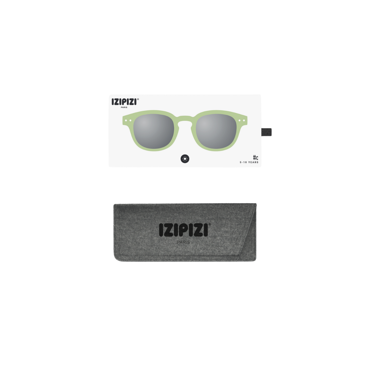 IZIPIZI JUNIOR SUN C PEAR GREY LENSES - PEAR