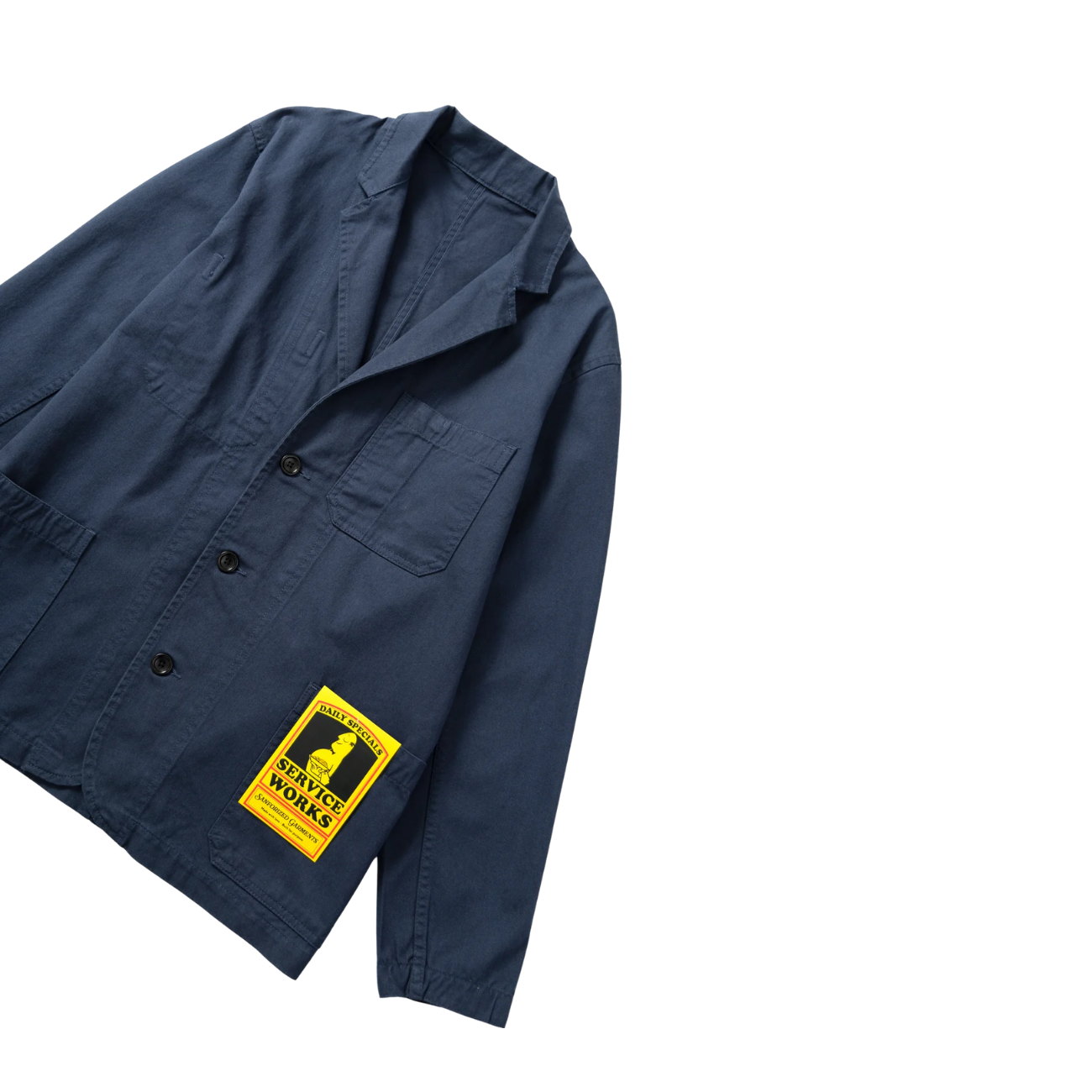 Service Works Drill Server Suit Jacket — Navy — view 2