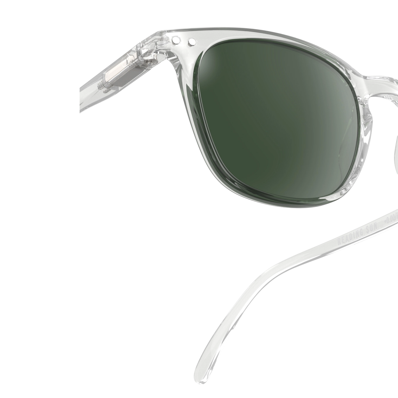 IZIPIZI READING SUN E CRYSTAL GREEN LENSES +1.5 - CRYSTAL