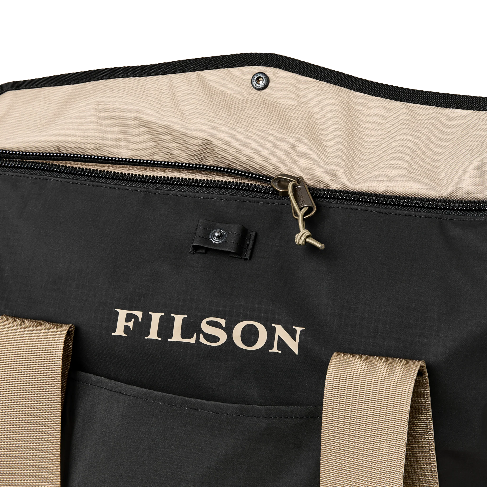 FILSON ALL-WEATHER TOTE BAG - BLACK/COVERT