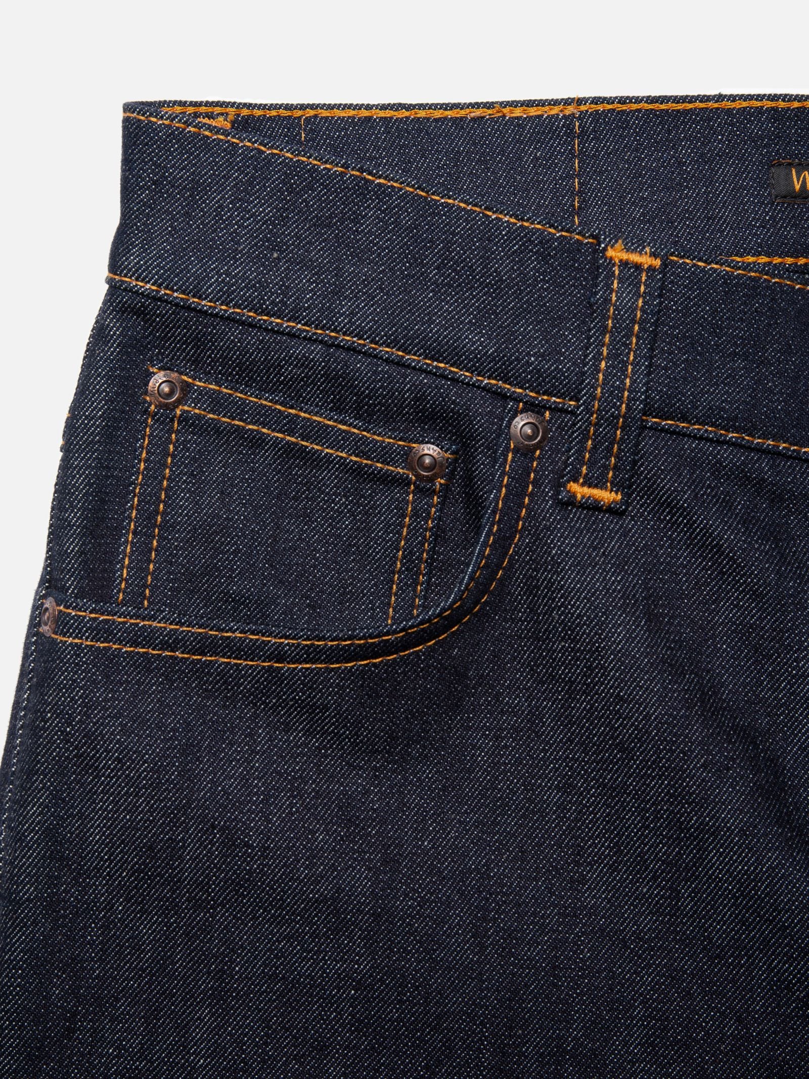 Nudie Jeans Grim Tim — Dry True Navy — view 7