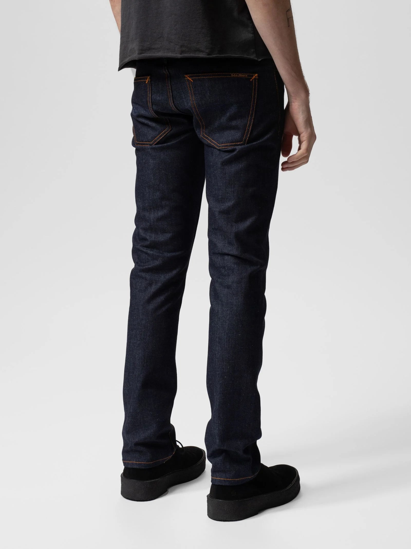 Nudie Jeans Grim Tim — Dry True Navy — view 4
