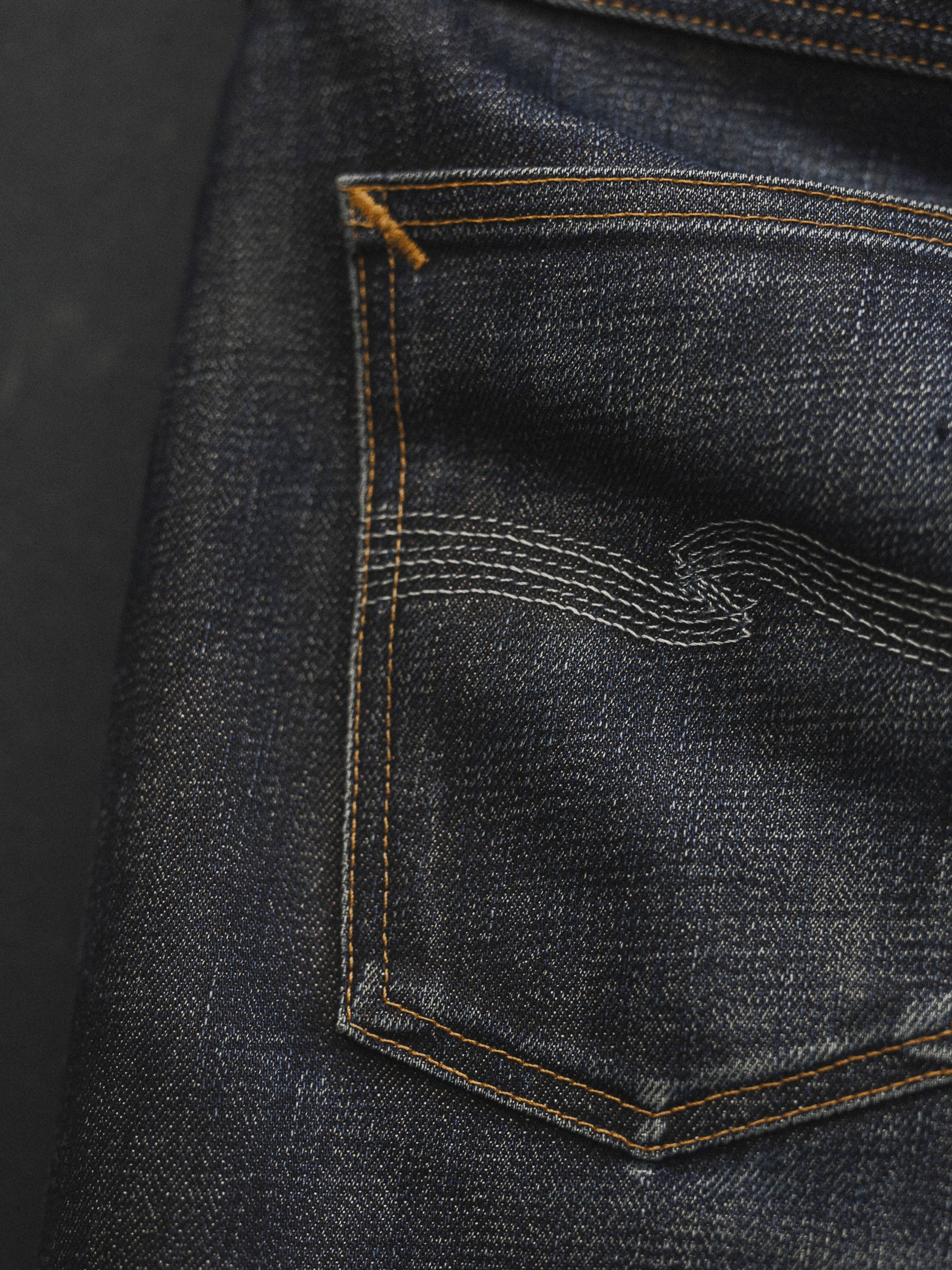 NUDIE JEANS STEADY EDDIE II - DRY ACE SELVAGE