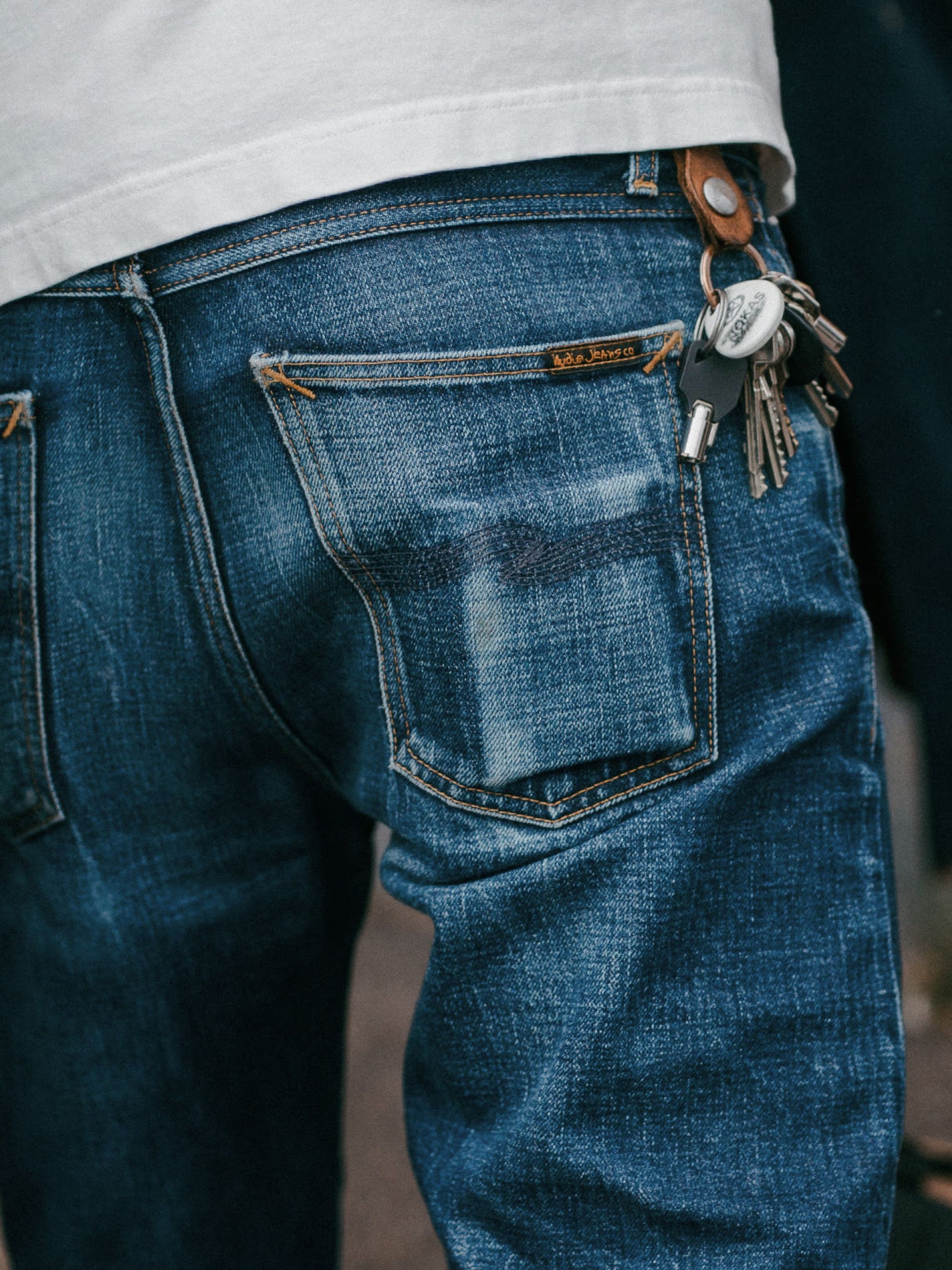 NUDIE JEANS STEADY EDDIE II - DRY ACE SELVAGE
