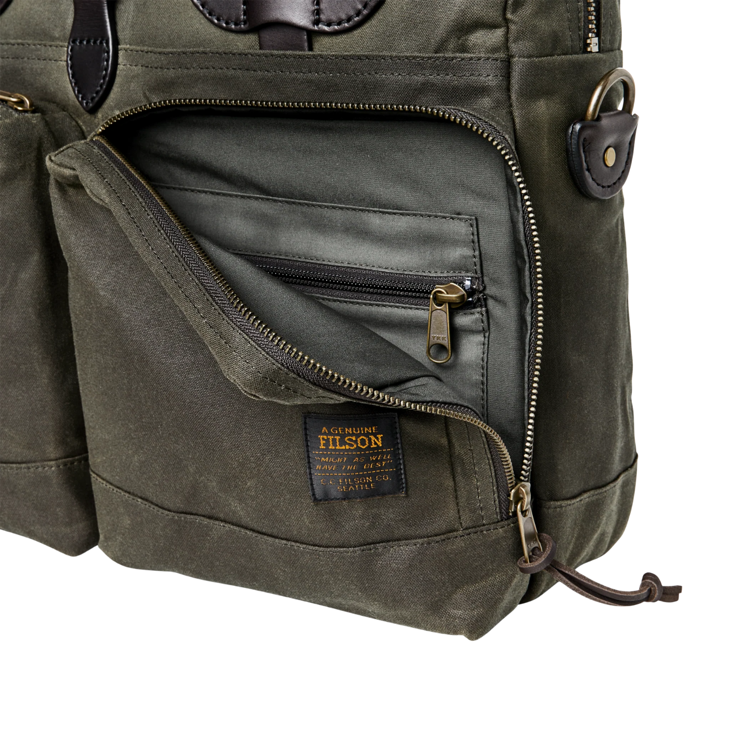 FILSON 24 HOUR TIN BRIEFCASE - OTTER GREEN