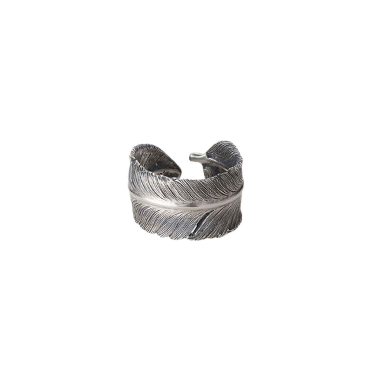 SAAD FEATHER NATURAL STONE PIETERSITE SILVER 925 RING/RING - NO COLOR