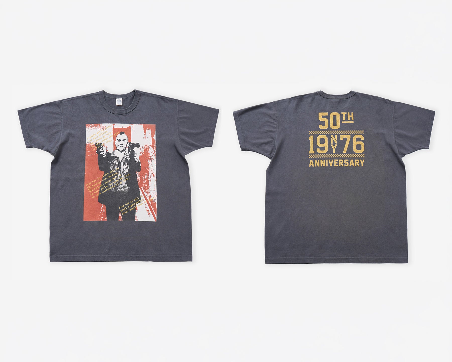 TOYS MCCOY 19 NY 76 TEE 50TH ANNIVERSARY 50 PUSHUPS - BLACK