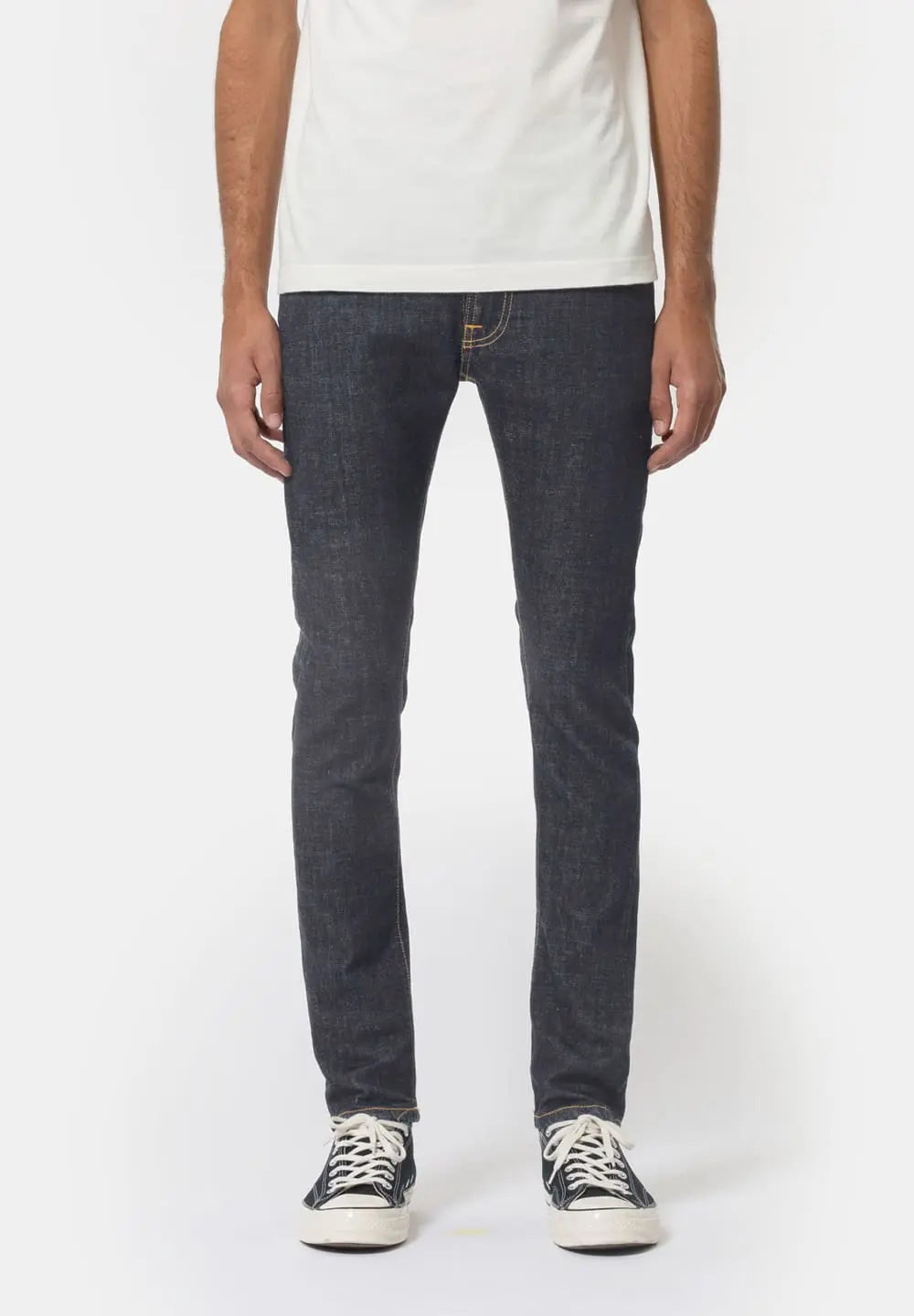 NUDIE JEANS TIGHT TERRY - RINSE TWILL