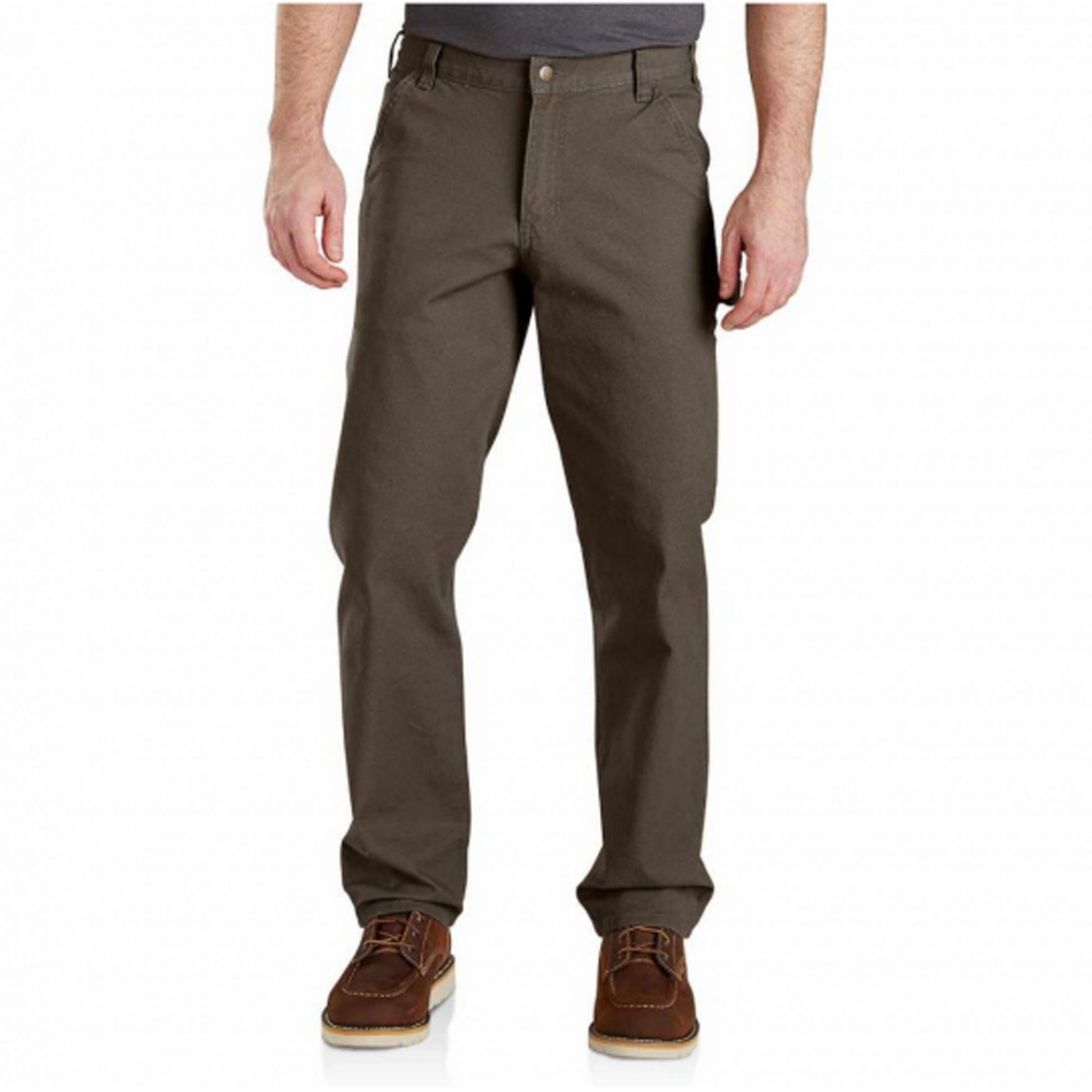 CARHARTT RUGGED FLEX RELAXED FIT DUCK UTILITY WORK PANT - TARMAC