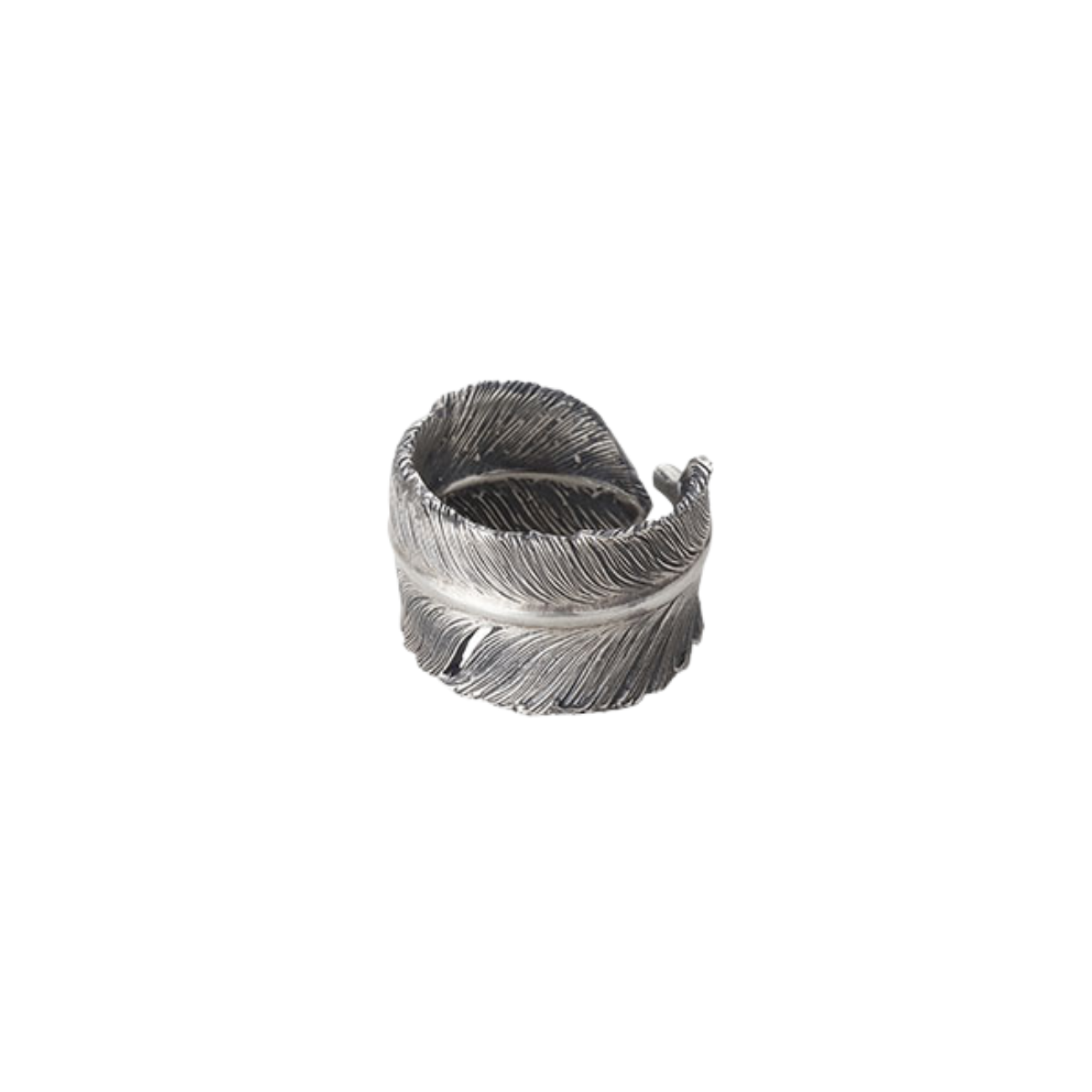 SAAD FEATHER NATURAL STONE PIETERSITE SILVER 925 RING/RING - NO COLOR