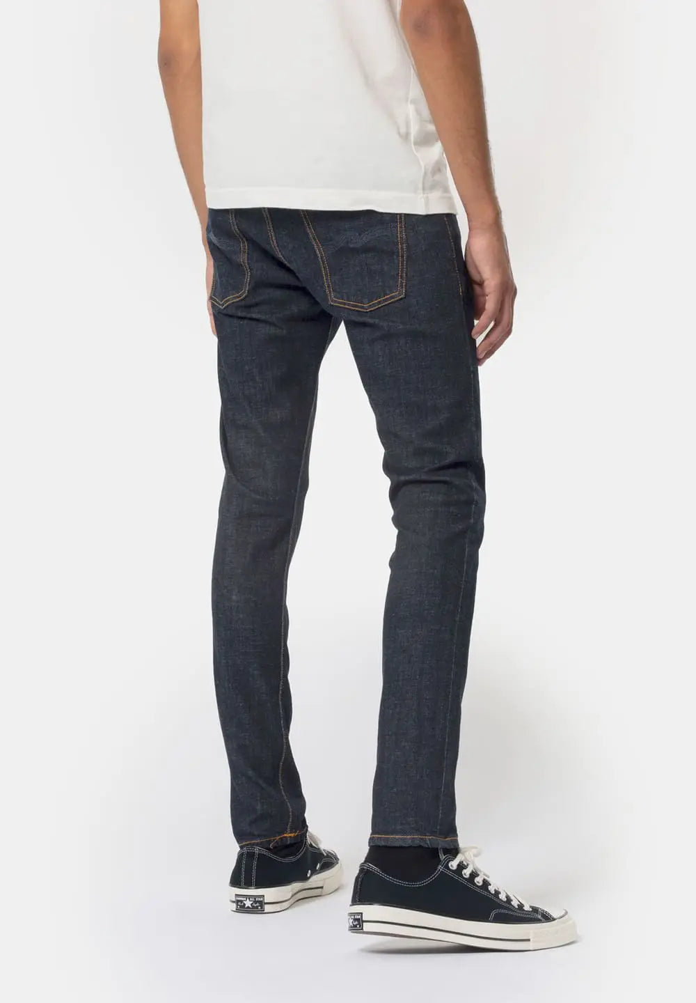 NUDIE JEANS TIGHT TERRY - RINSE TWILL