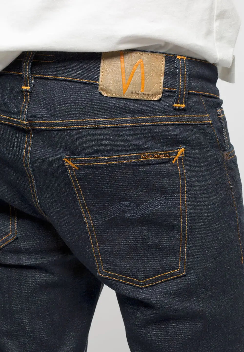 NUDIE JEANS TIGHT TERRY - RINSE TWILL