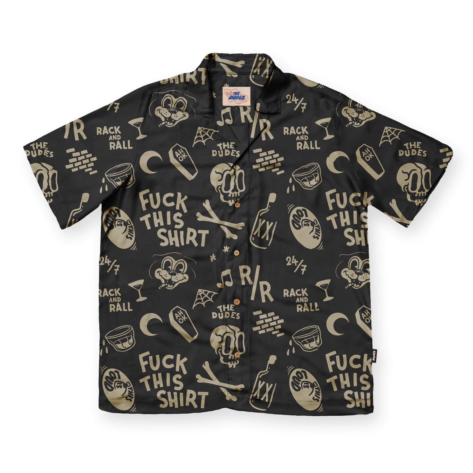 THE DUDES RACK AND RALL HAWAIIAN SHIRT