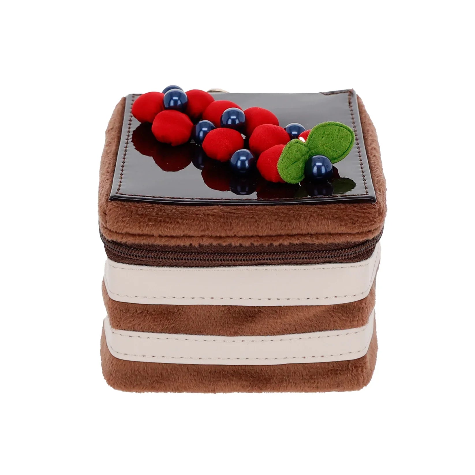 MARUSHIN SUN HEART YUP! CHOCOLATE FUDGE CAKE POUCH - MULTICOLOR