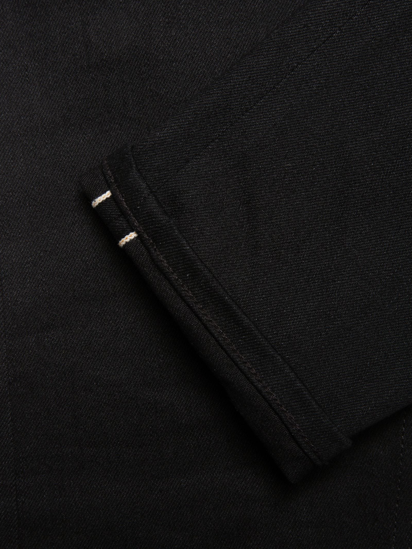 Nudie Jeans Lean Dean — Dry Black Selvage — view 6