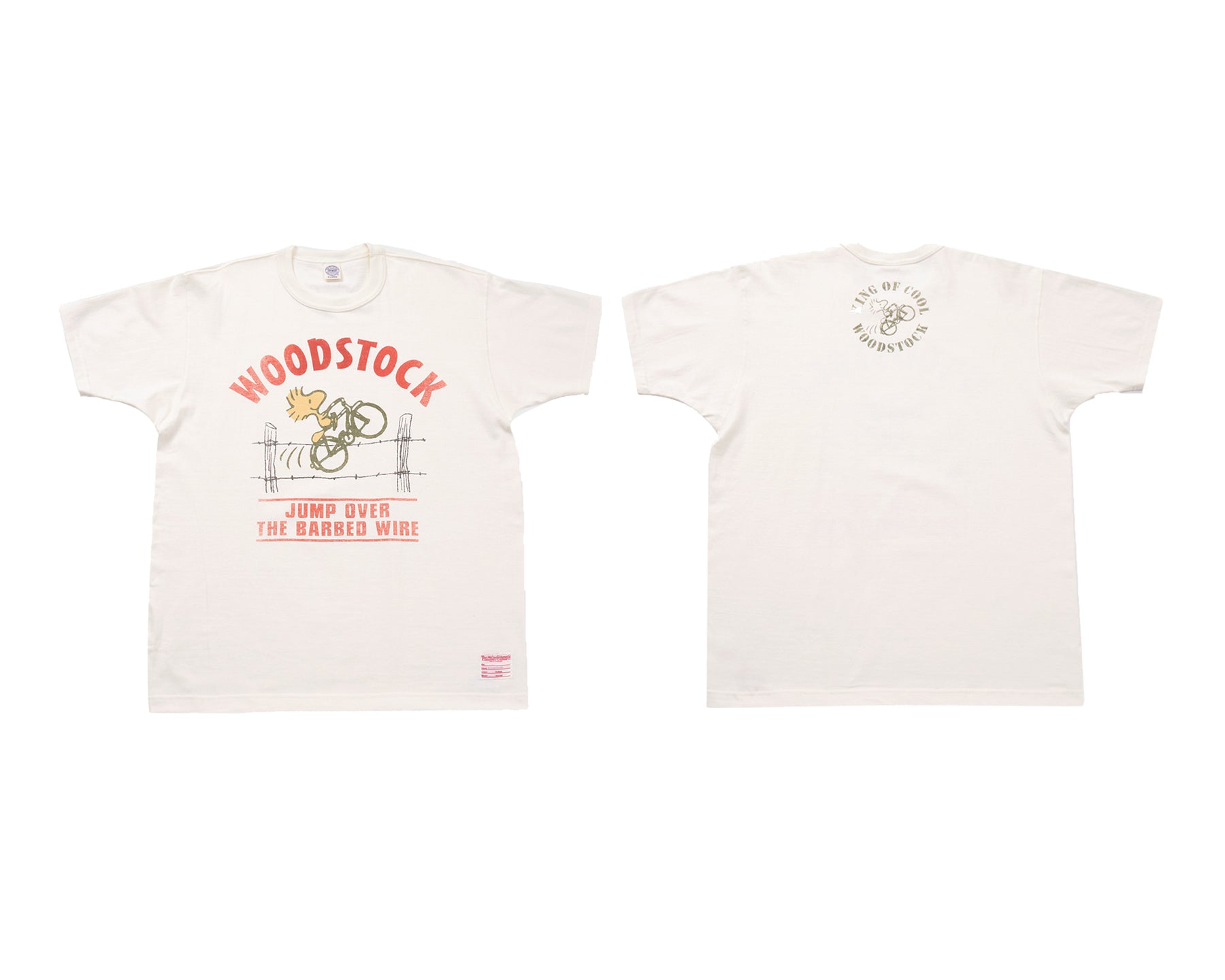 TOYS MCCOY PEANUTS TEE WOODSTOCK KING OF COOL - OFFWHITE