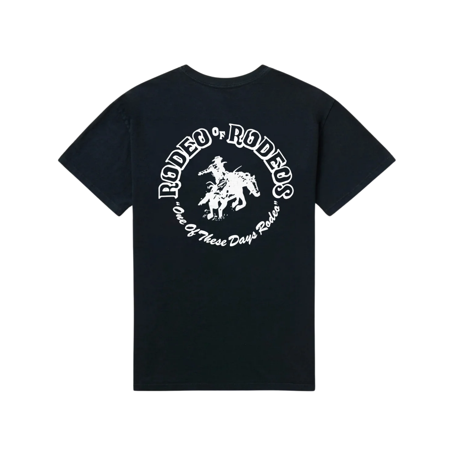 ONE OF THESE DAYS RODEO OF RODEOS T-SHIRT - WASHED BLACK