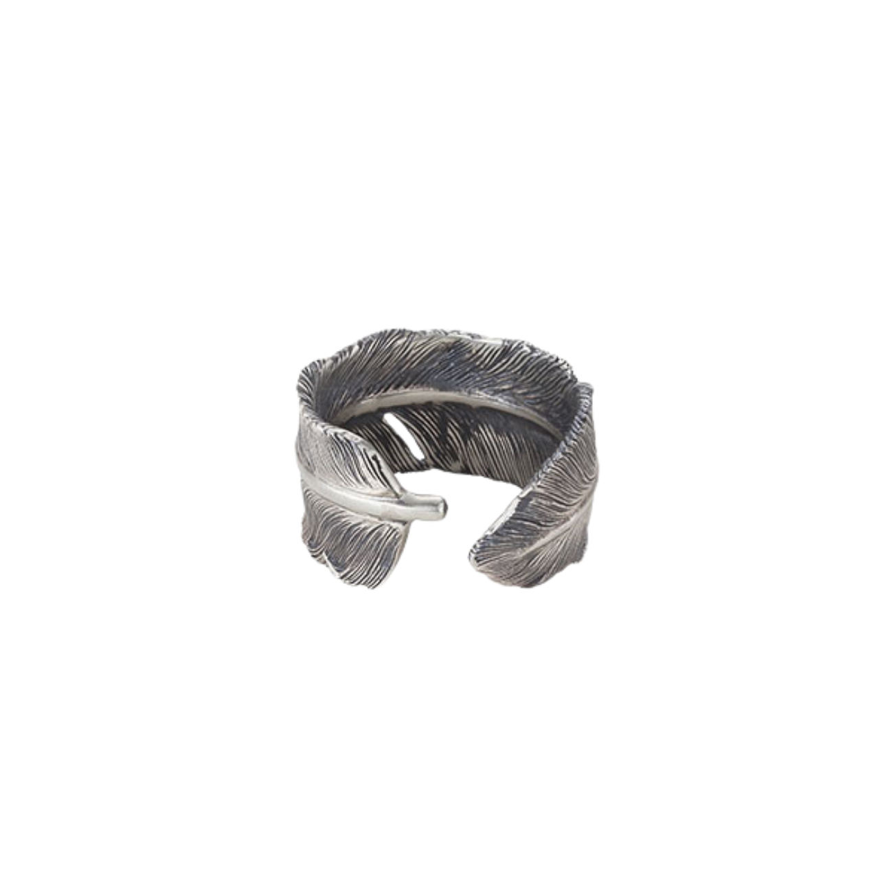 SAAD FEATHER NATURAL STONE PIETERSITE SILVER 925 RING/RING - NO COLOR