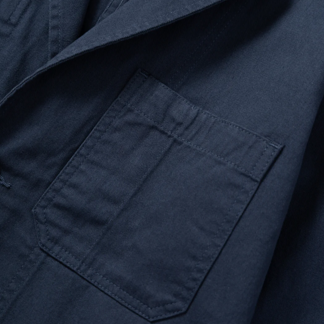 SERVICE WORKS DRILL SERVER SUIT JACKET - NAVY