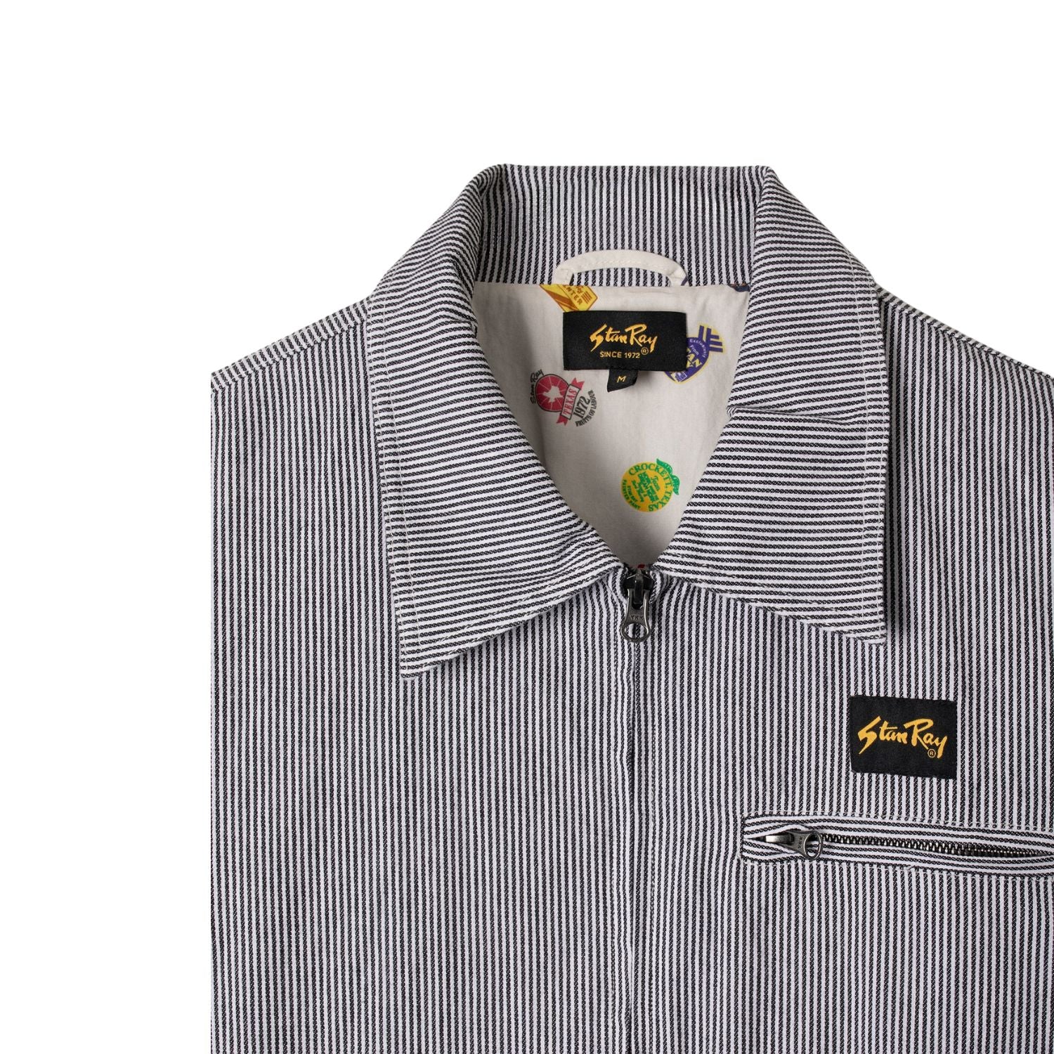 Stan Ray Gas Jacket — Aged Hickory Stripe — view 4