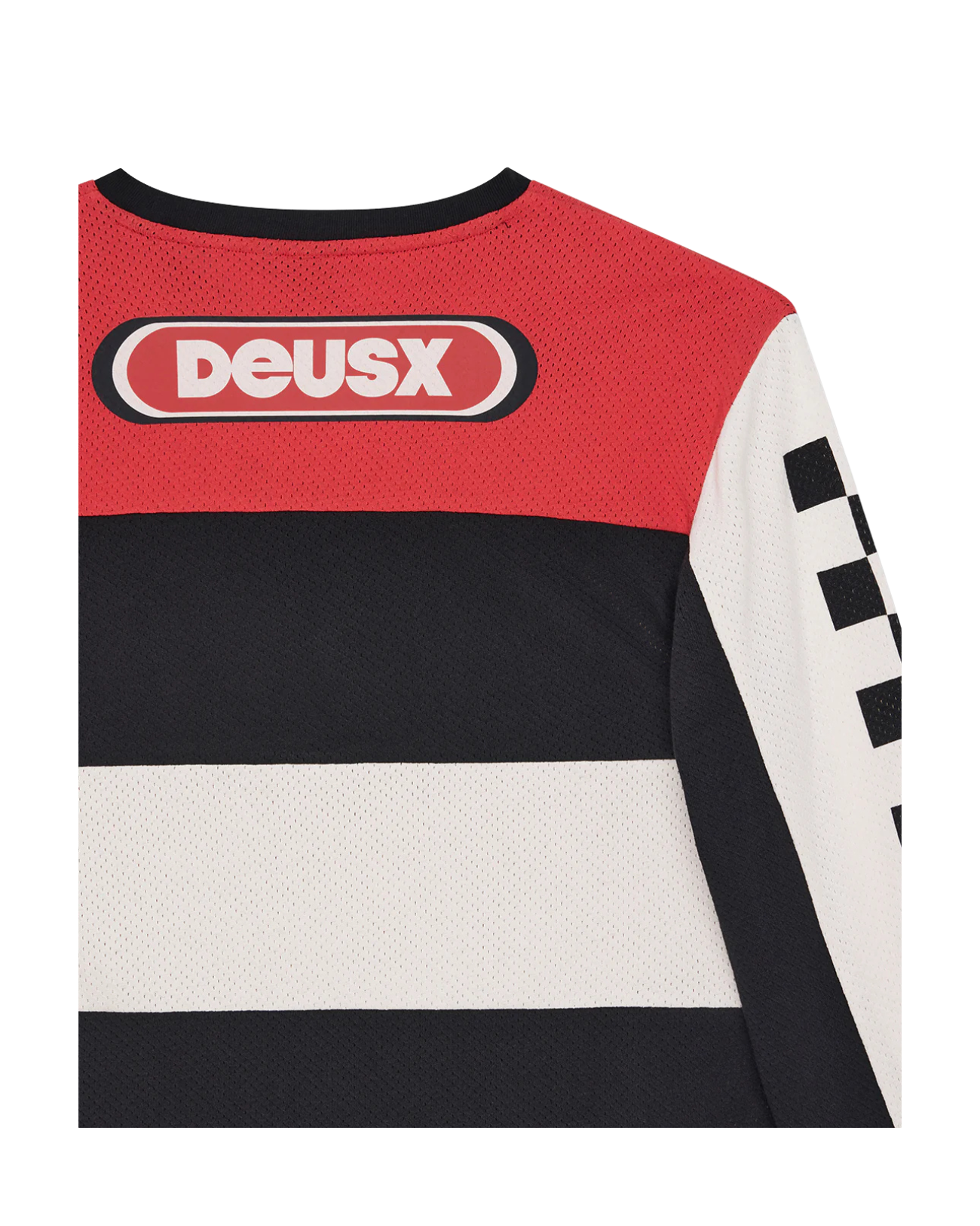 DEUS EX MACHINA VILANDER MOTO JERSEY - VALIANT RED COMBO