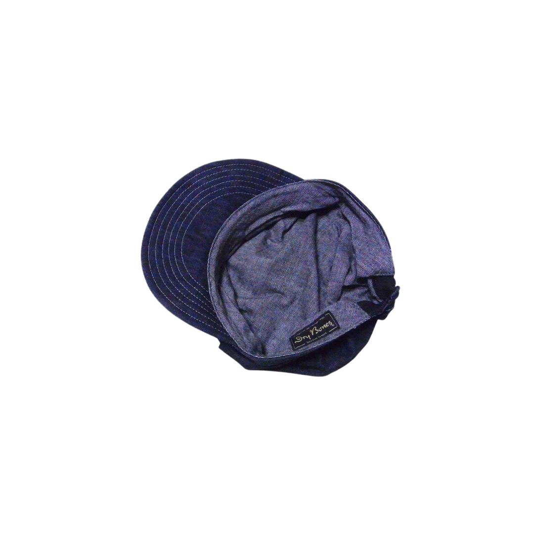 DRY BONES DENIM WORK CAP - INDIGO