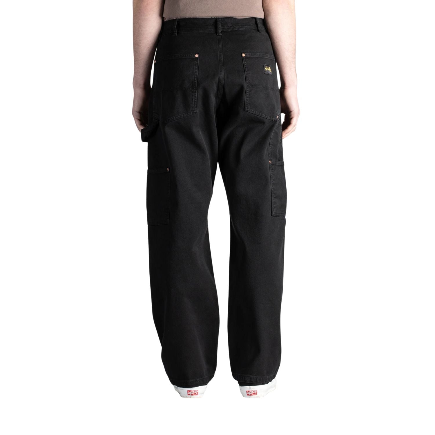 Stan Ray Double Knee Pant — Washed Black Duck — view 4