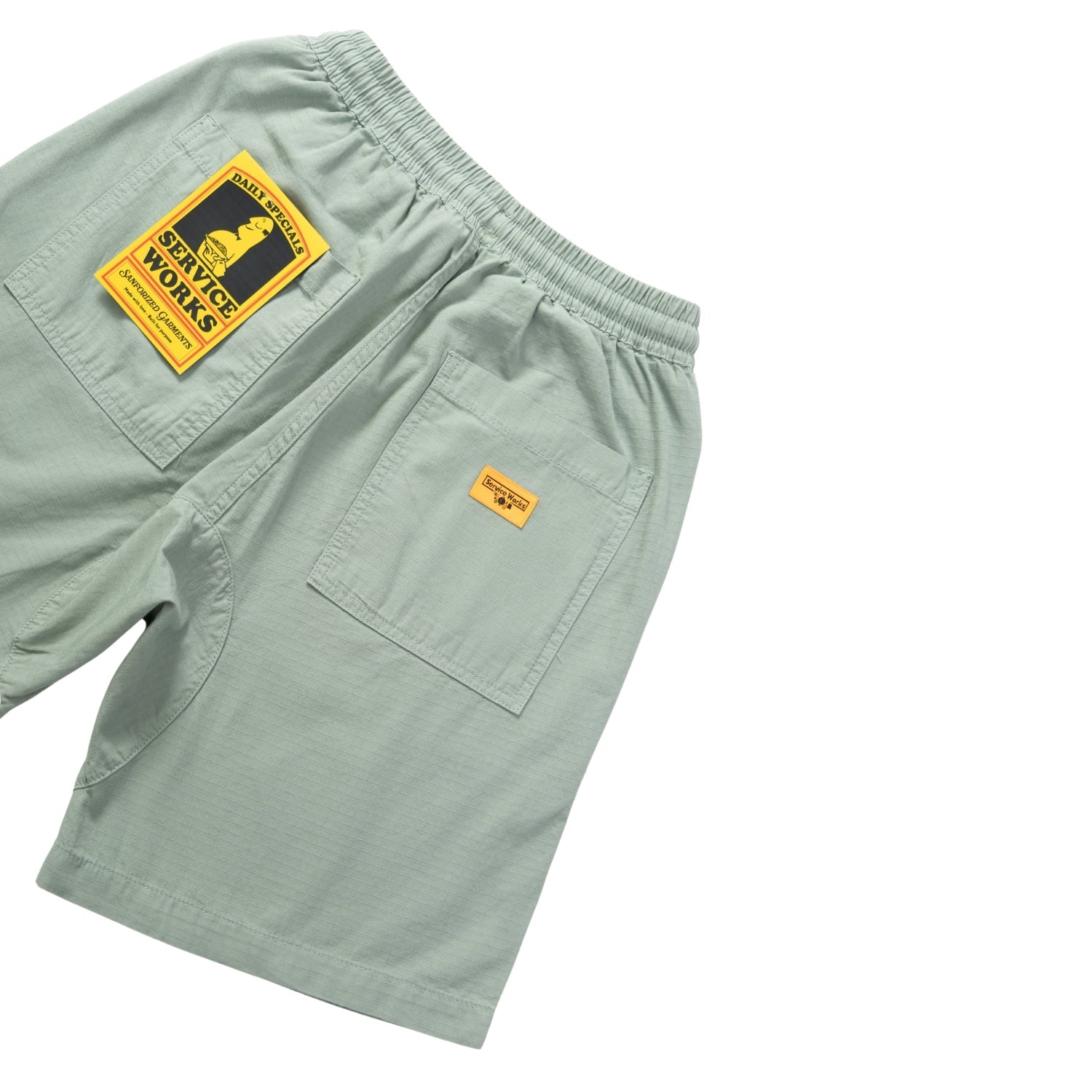 Service Works Ripstop Chef Short — Sage — view 3