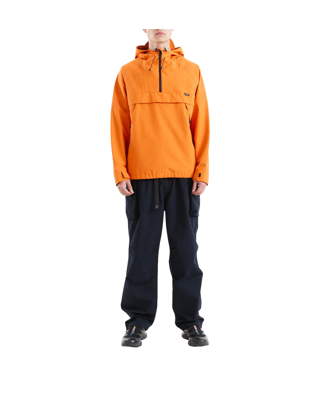 DEUS EX MACHINA RIPTIDE SMOCK JACKET - MANDARIN ORANGE