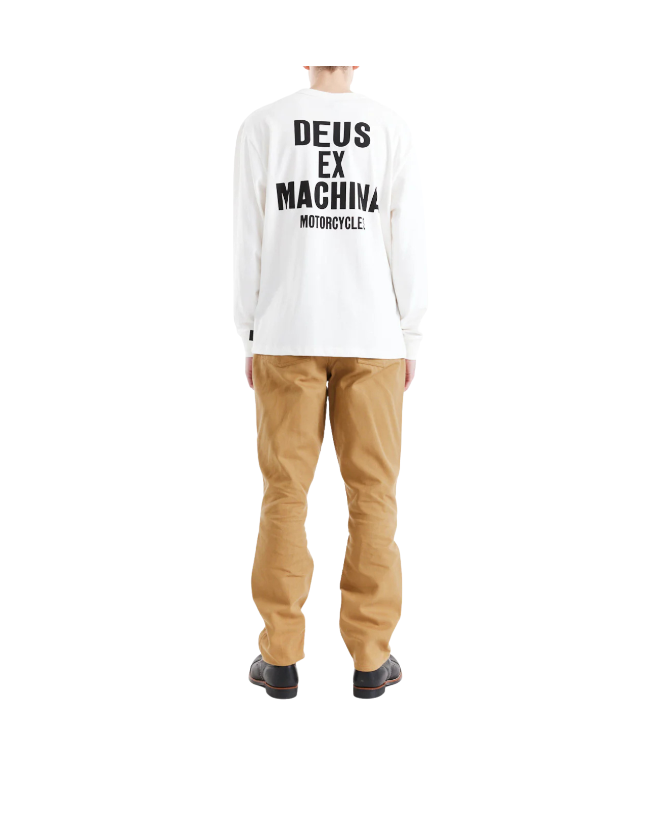 DEUS EX MACHINA RIDE READY LS TEE - VINTAGE WHITE