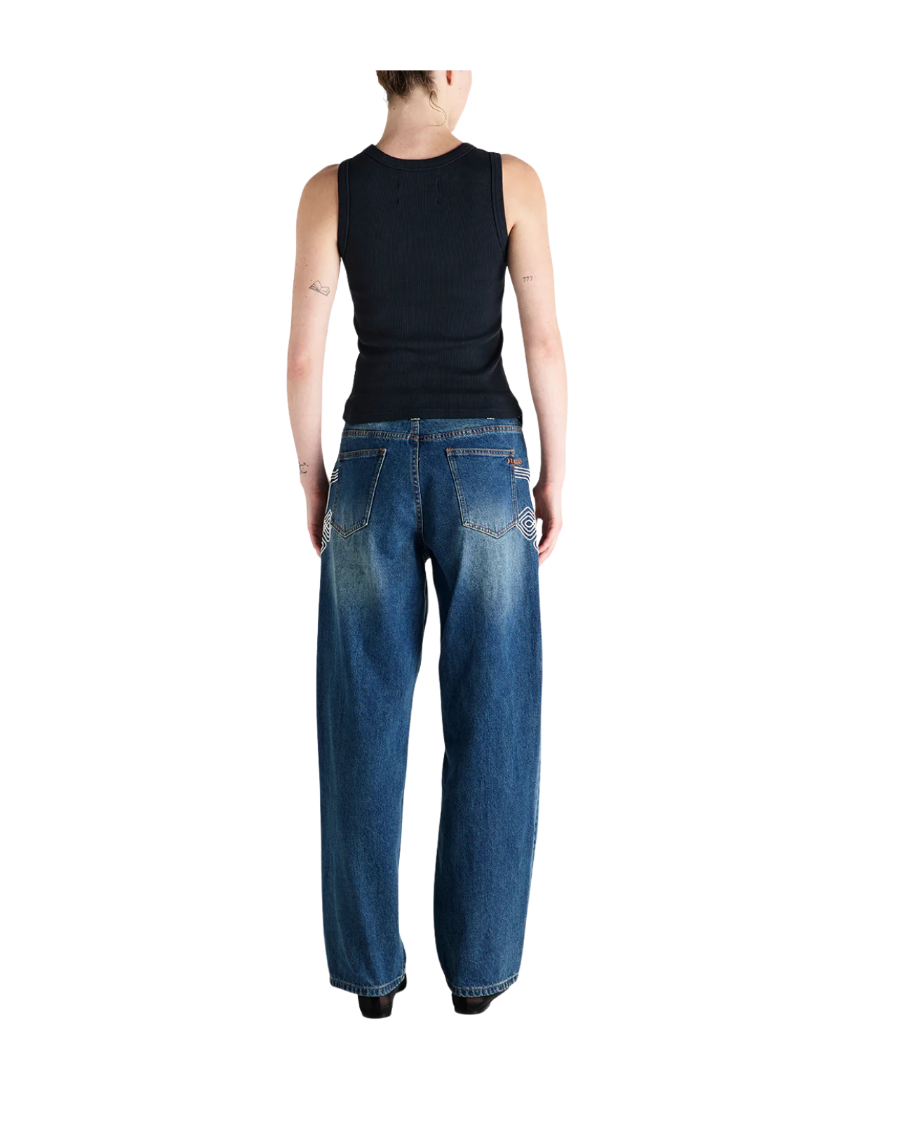 DEUS EX MACHINA SHIELD TANK - BLACK BEAUTY