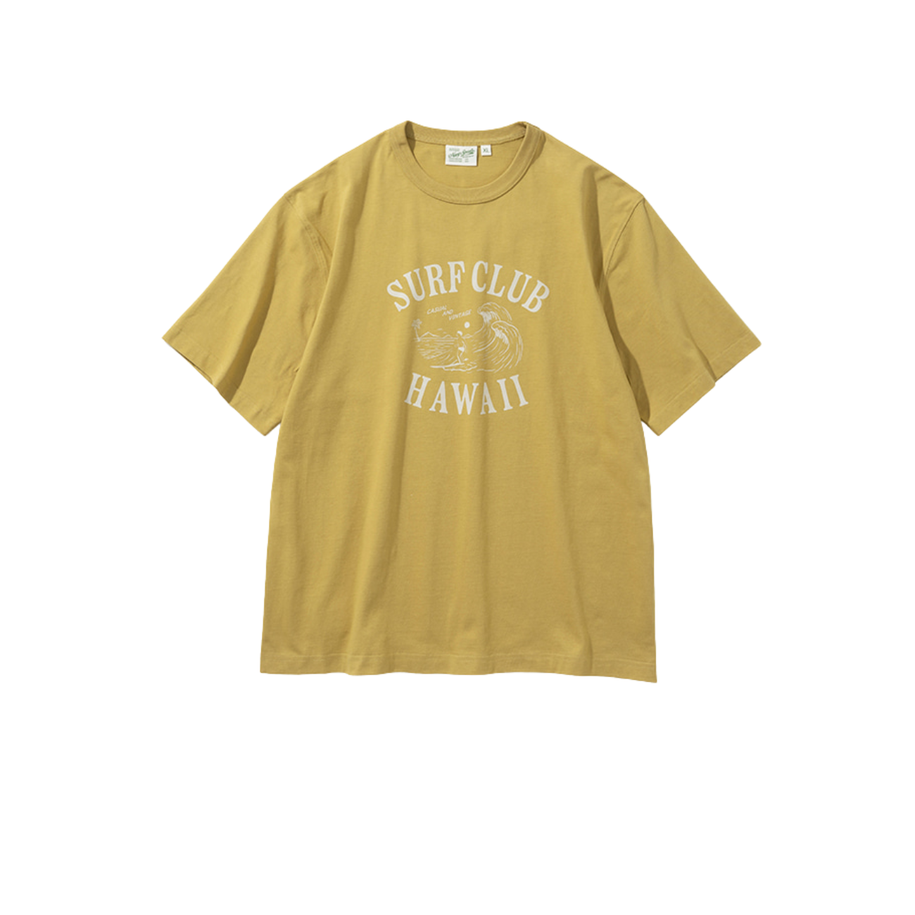 UNIFORM BRIDGE SURF CLUB S/S T-SHIRT - BUTTER GOLD