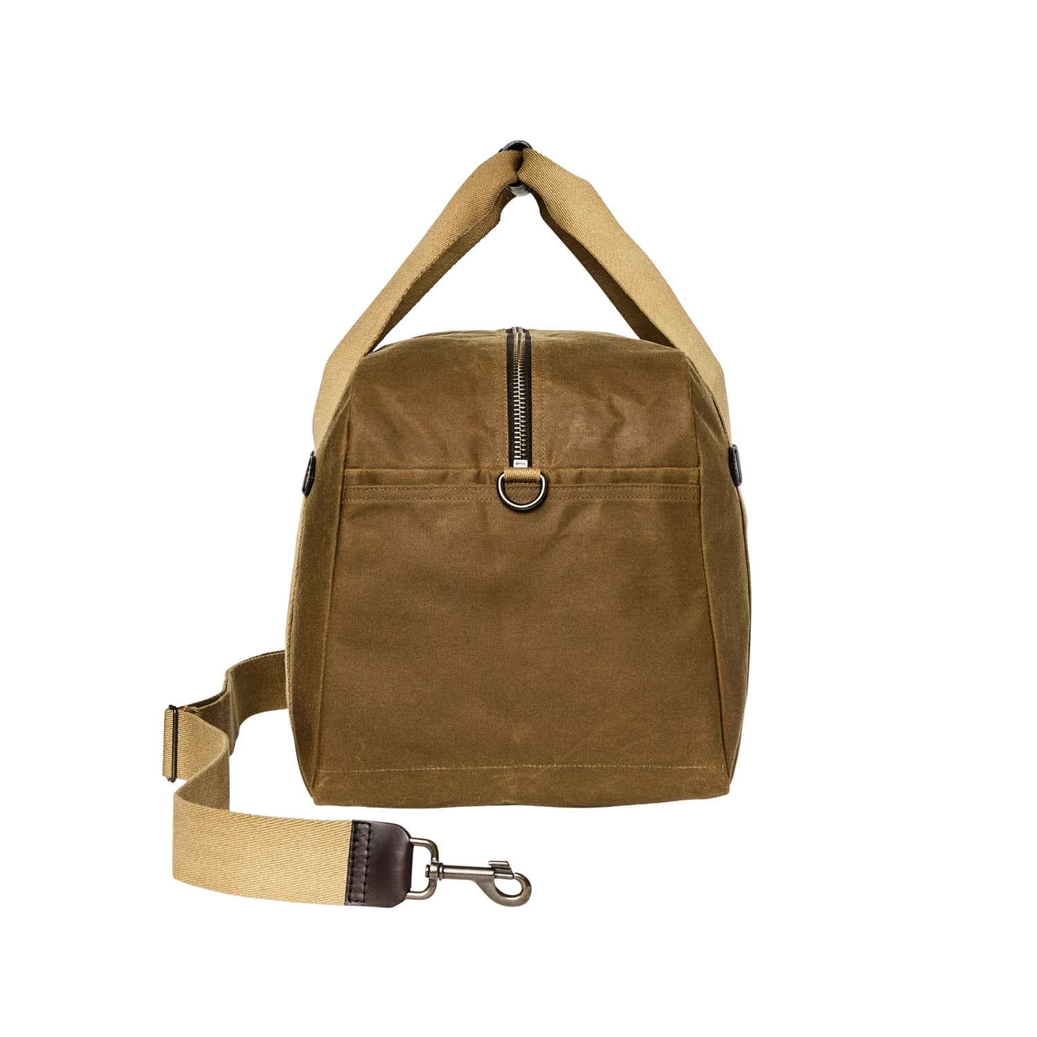 Filson Medium Tin Cloth Duffle Bag — Dark Tan — view 4
