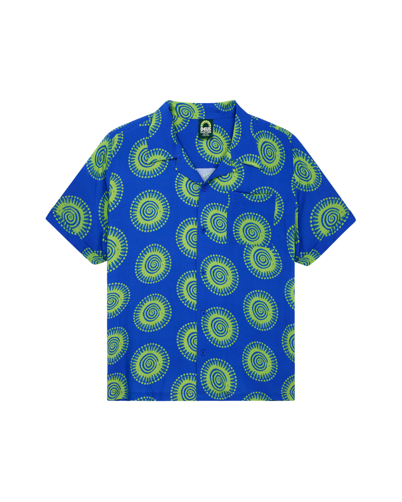 DEUS EX MACHINA PORTAL SHIRT - BLUE