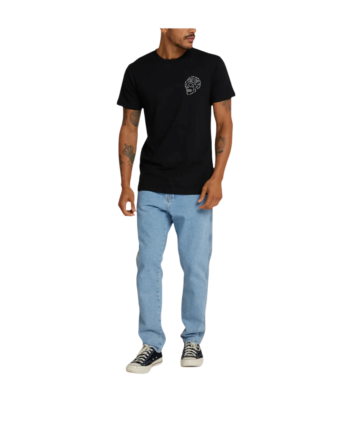 DEUS EX MACHINA VENICE SKULL - BLACK